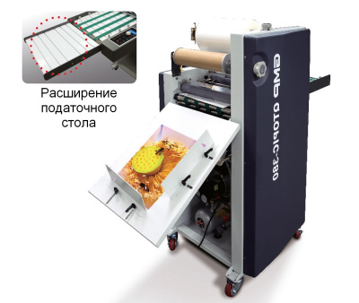 Профессиональный рулонный ламинатор GMP QTOPIC-380