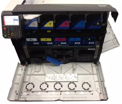 Цветной принтер OKI PRO9541DN с дополнительным прозрачным или белым тонером